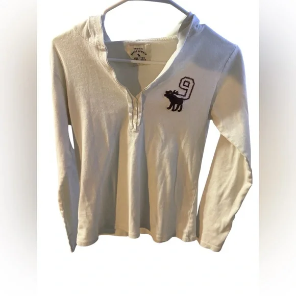 Vintage Abercrombie and Fitch Shirt with hoodie size Small - Picture 2 of 4
